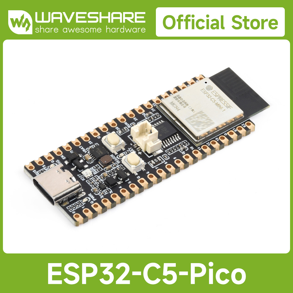 Waveshare Esp32 - Waveshare ESP32-C5 Dual-Band Wi-Fi 6 Entwicklungsboard,