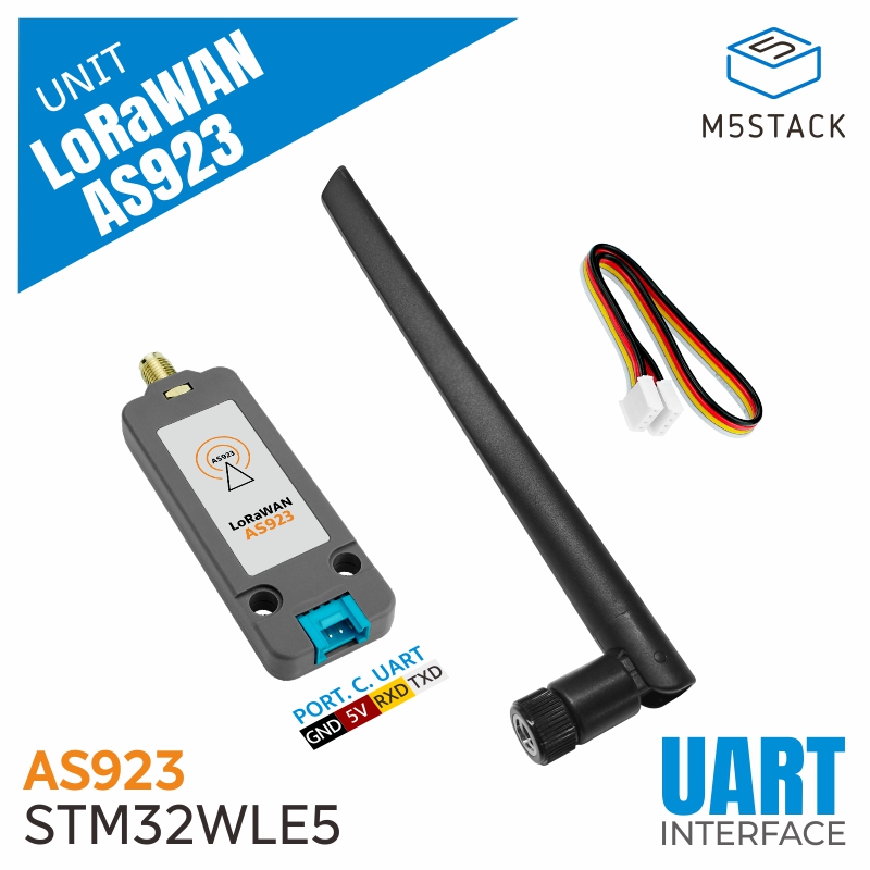 M5Stack Core2 - M5Stack Offizielle LoRaWAN-Einheit US915/EU868/AS923 (STM32WLE5) mit