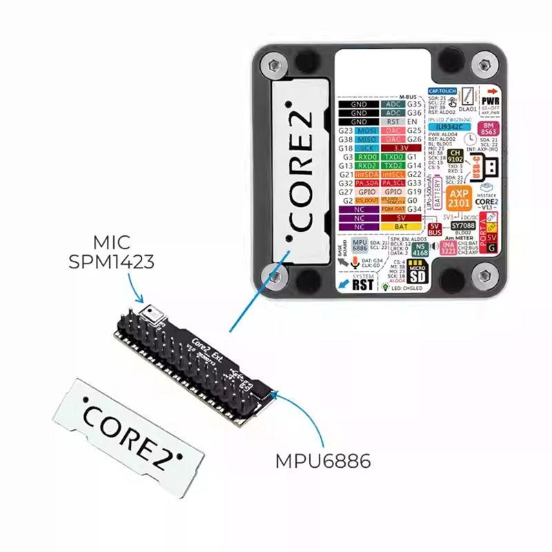 ABZW Für M5stack Core2 V1.1 ES – M5Stack Core2 Bewertung und Preis