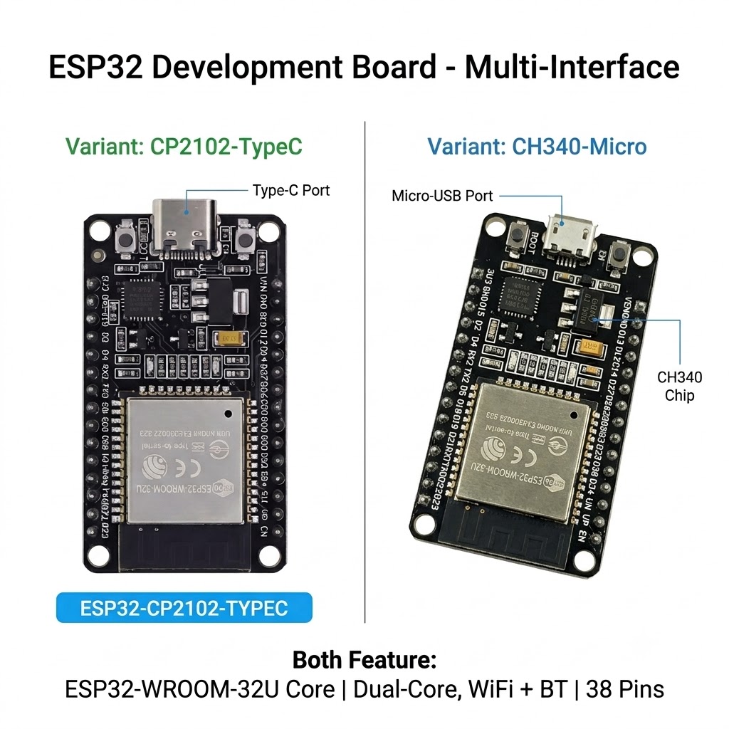 ESP32 Entwicklungsboard Dual-C – Nodemcuv2 Bewertung und Preis