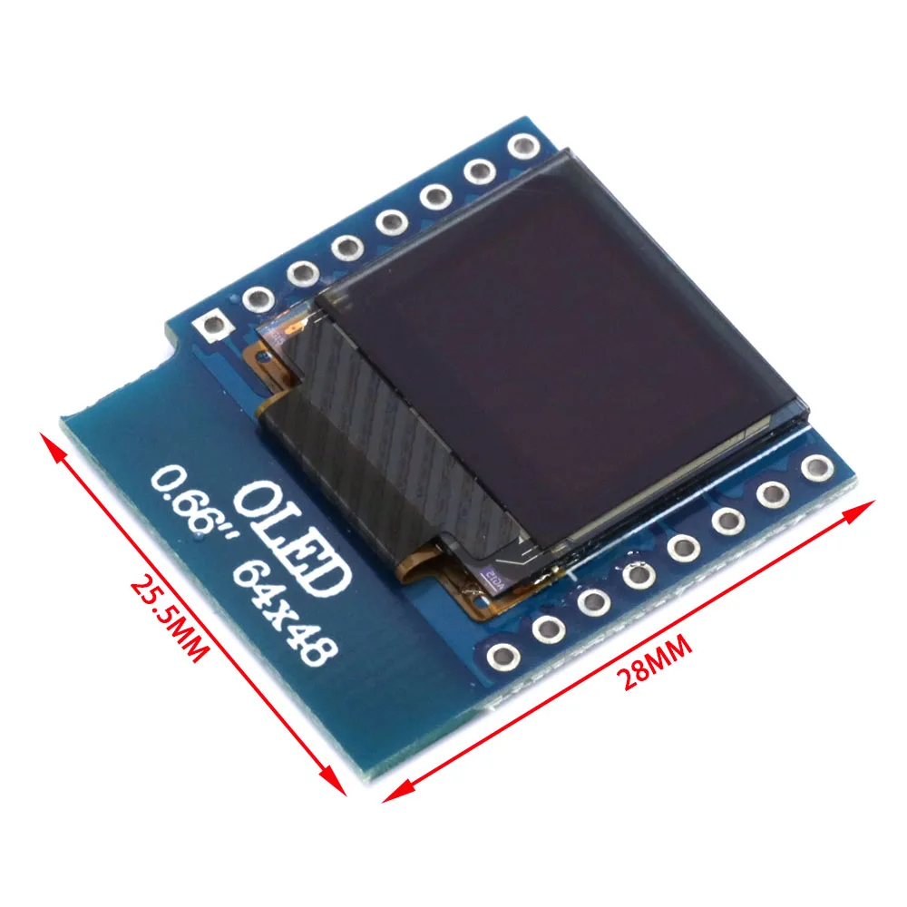 Winziger 0,66 Zoll 64x48 SSD13 – Wemos D1 Mini Bewertung und Preis