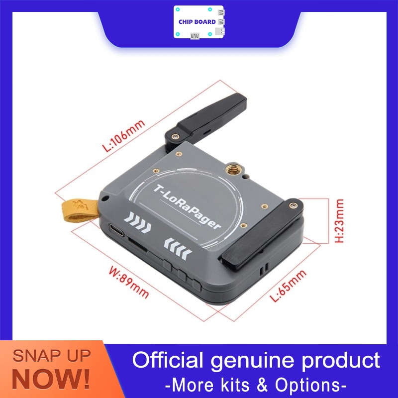 LILYGO T-LoRa Pager Handkommun – Doit Esp32 Bewertung und Preis