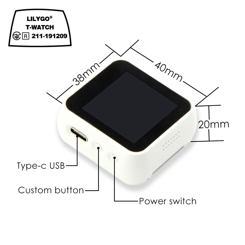 LILYGO®TTGO T-Uhr Programmierb – Ttgo T Watch Bewertung und Preis